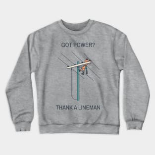 Thank A Lineman Crewneck Sweatshirt